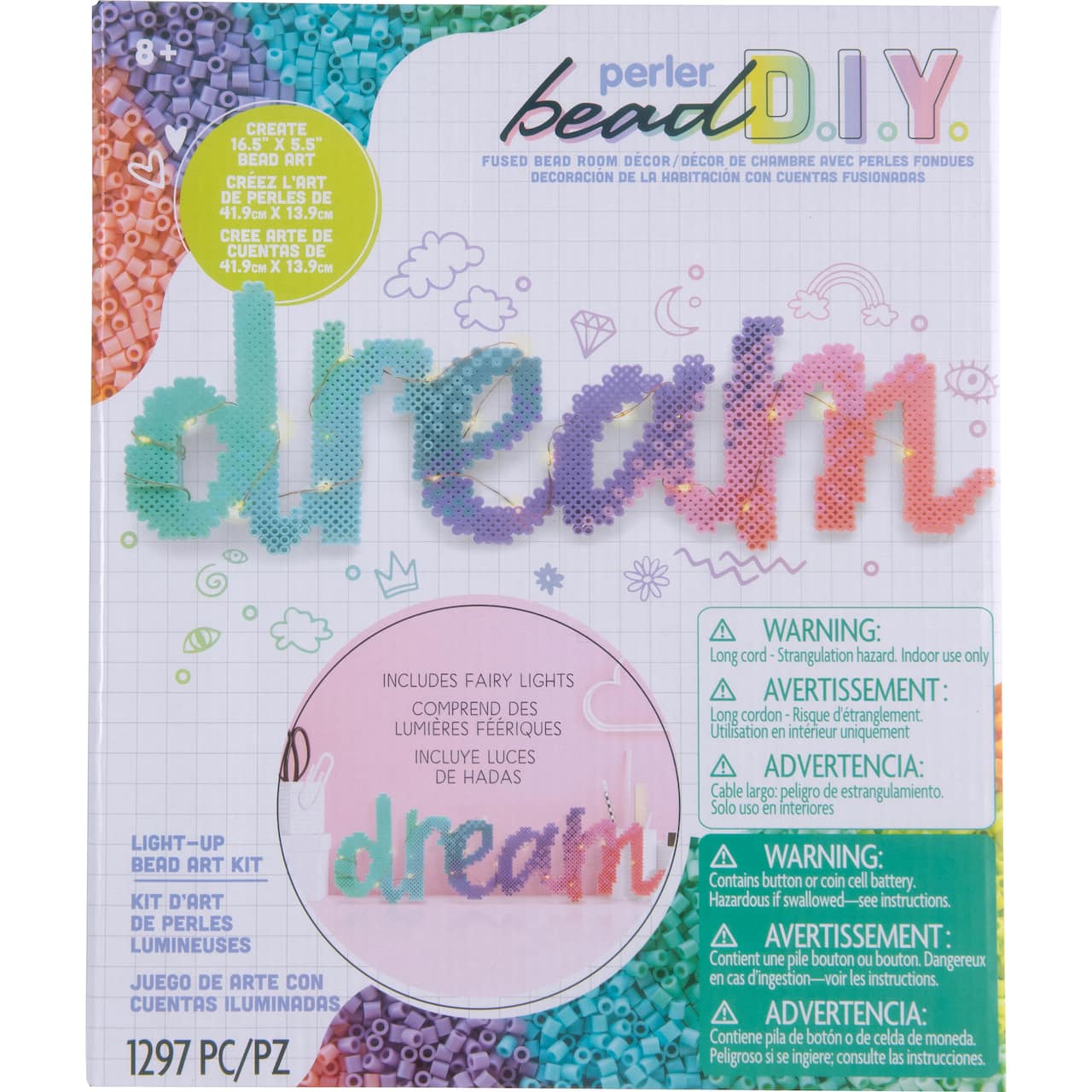 Perler® Bead DIY Dream Light-Up Bead Art Kit